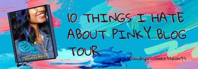 10 things i hate about pinky blog tour banner